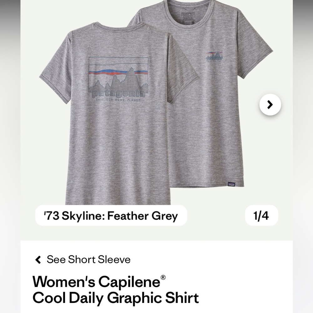 Patagonia capilene graphic shirt